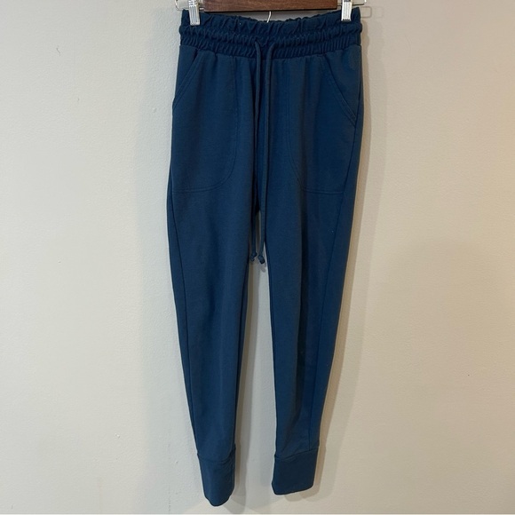 Free People Movement Sunny Teal Blue Active Sweatpants Joggers Women’s Size XS - Picture 4 of 9